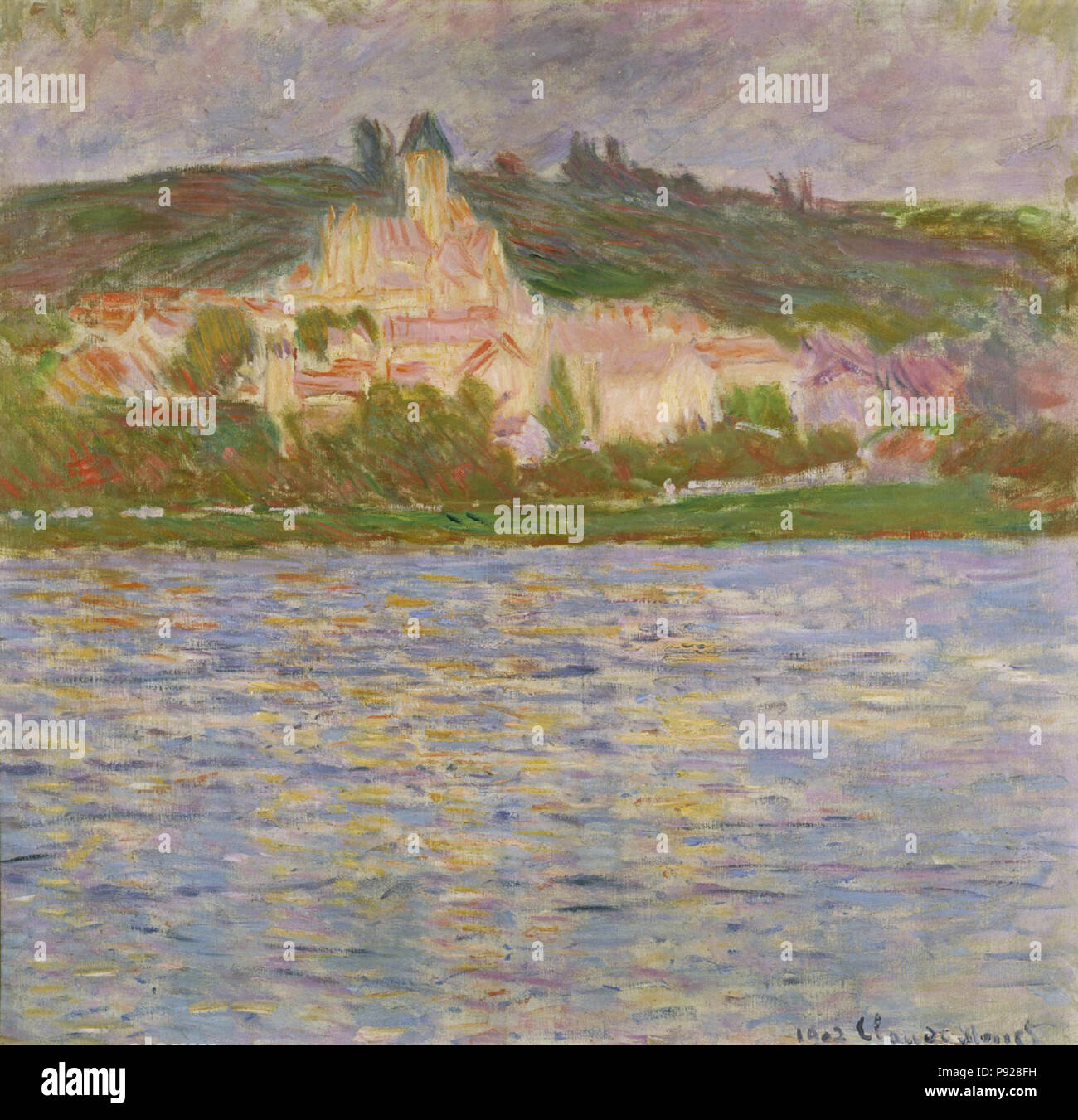 428 Claude Monet - Vétheuil, 1902 (Museum der westlichen Kunst, Tokyo) Stockfoto