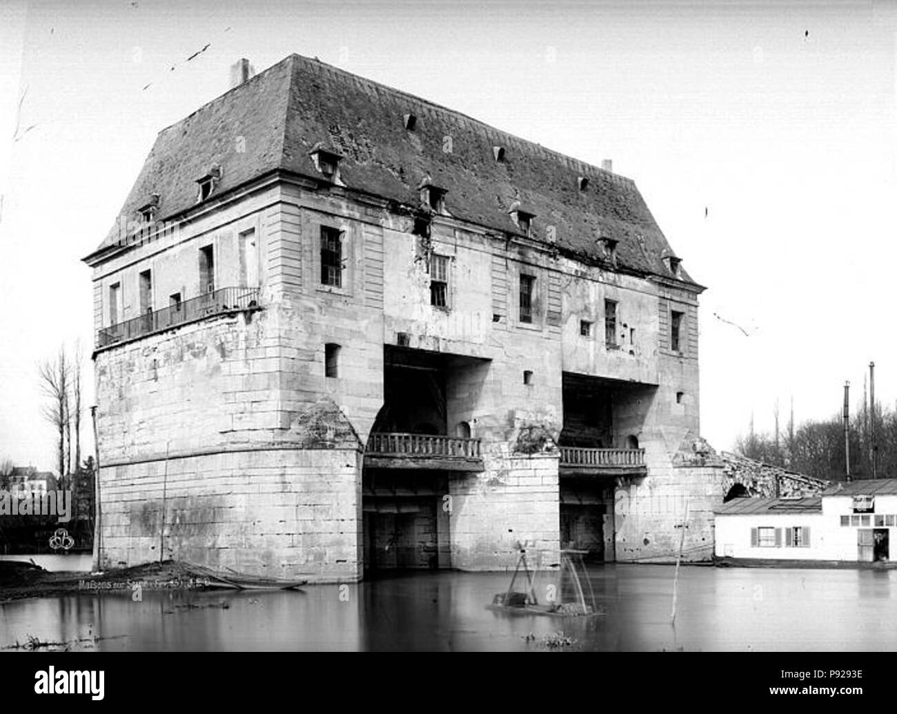 430 Moulin-Maisons-Laffitte - Médiathèque de l'architecture et du patrimoine - APMH 00009099 Stockfoto