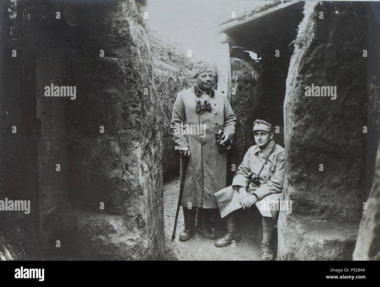 442 Offiziersunterstand in den Schützengräben und Sokolow (BildID) 15438614 Stockfoto