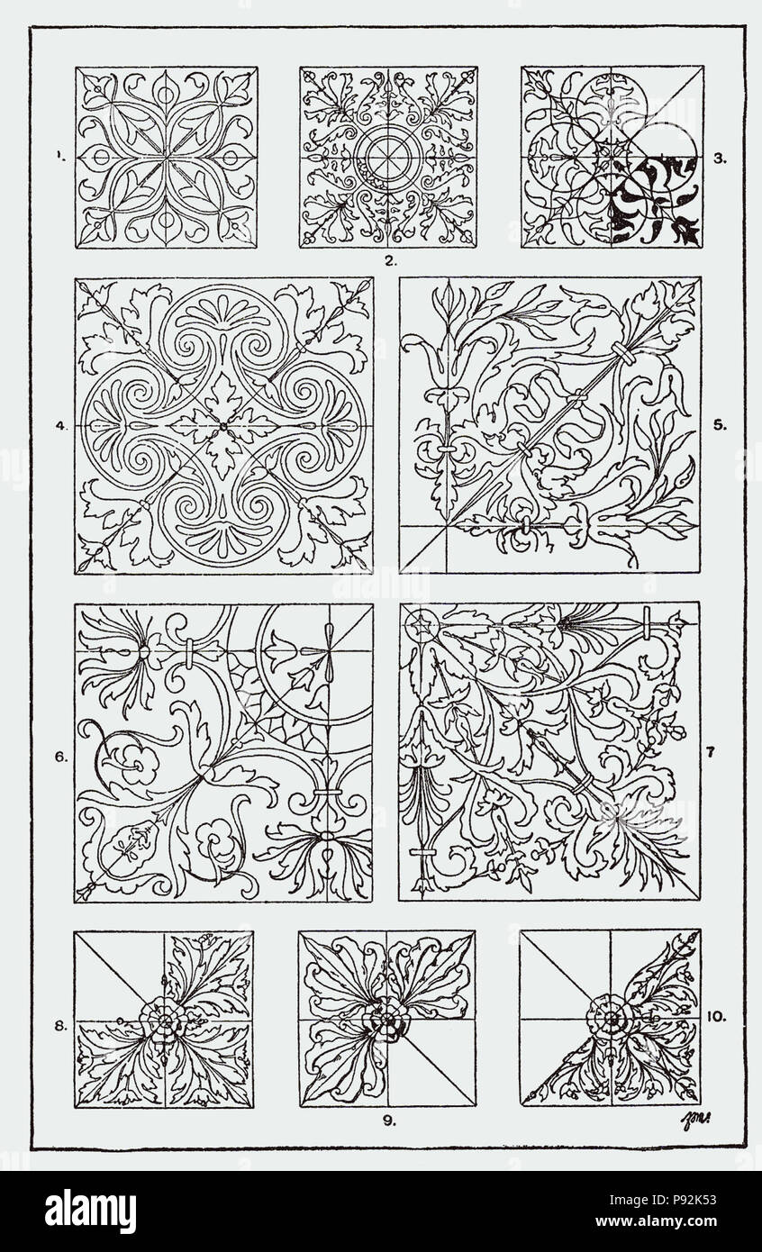 443 Orna 154-Quadrat Stockfoto