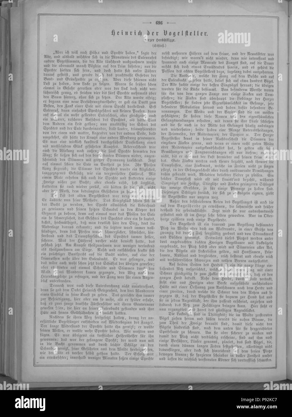 . 172 sterben Gartenlaube (1873) 696 Stockfoto