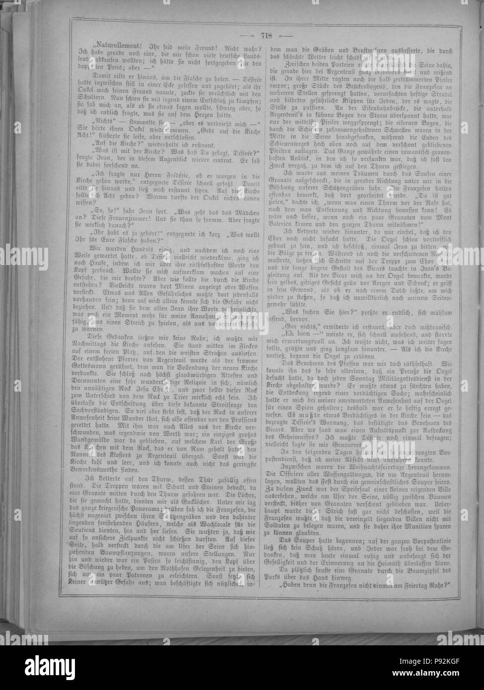 . 172 sterben Gartenlaube (1873) 718 Stockfoto