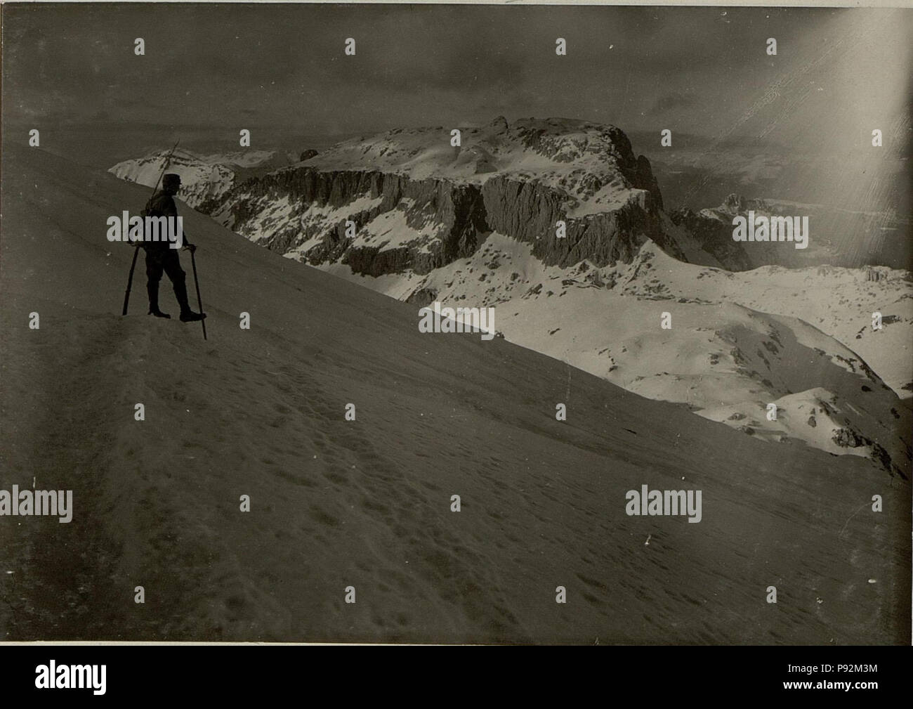 447 Panorama vom Trögel nach Norden und Nordwesten. Die Standpunkt, Nordabhang des Trögels (2204.-) (BildID) 15467105 Stockfoto