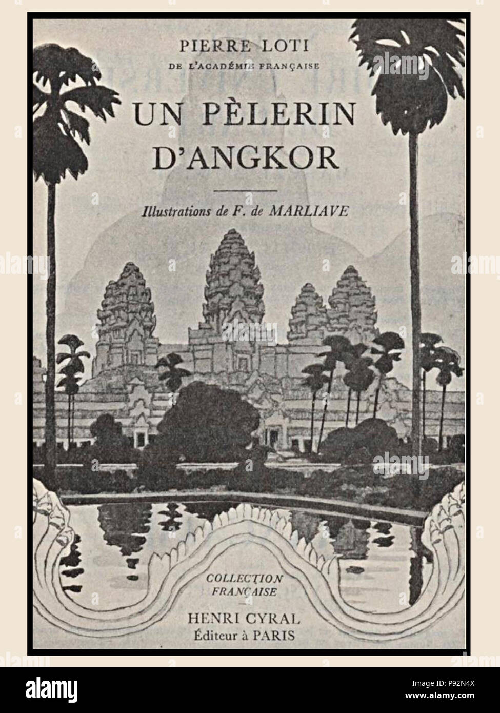 456 Pierre Loti Un pélerin d'Angkor kom 1931 Stockfoto