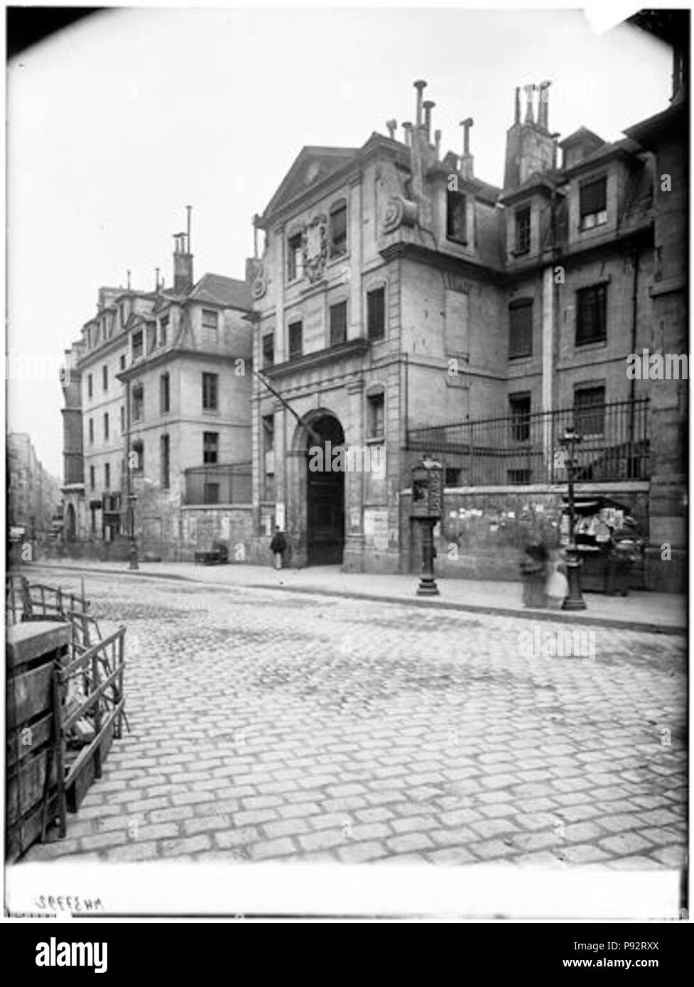 470 Gefängnis Saint-Lazare - Vue générale sur Rue - Paris 10 - Médiathèque de l'architecture et du patrimoine - APMH 00037792 Stockfoto