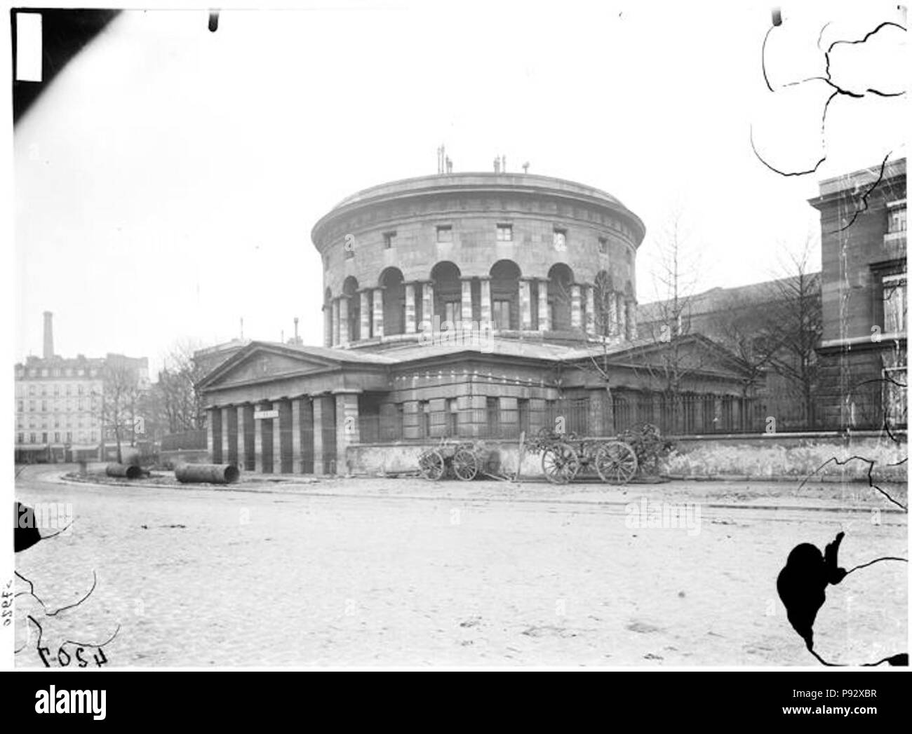 483 Rotonde de la Villette - Vue générale - Paris 19 - Médiathèque de l'architecture et du patrimoine - APMH 00037920 Stockfoto