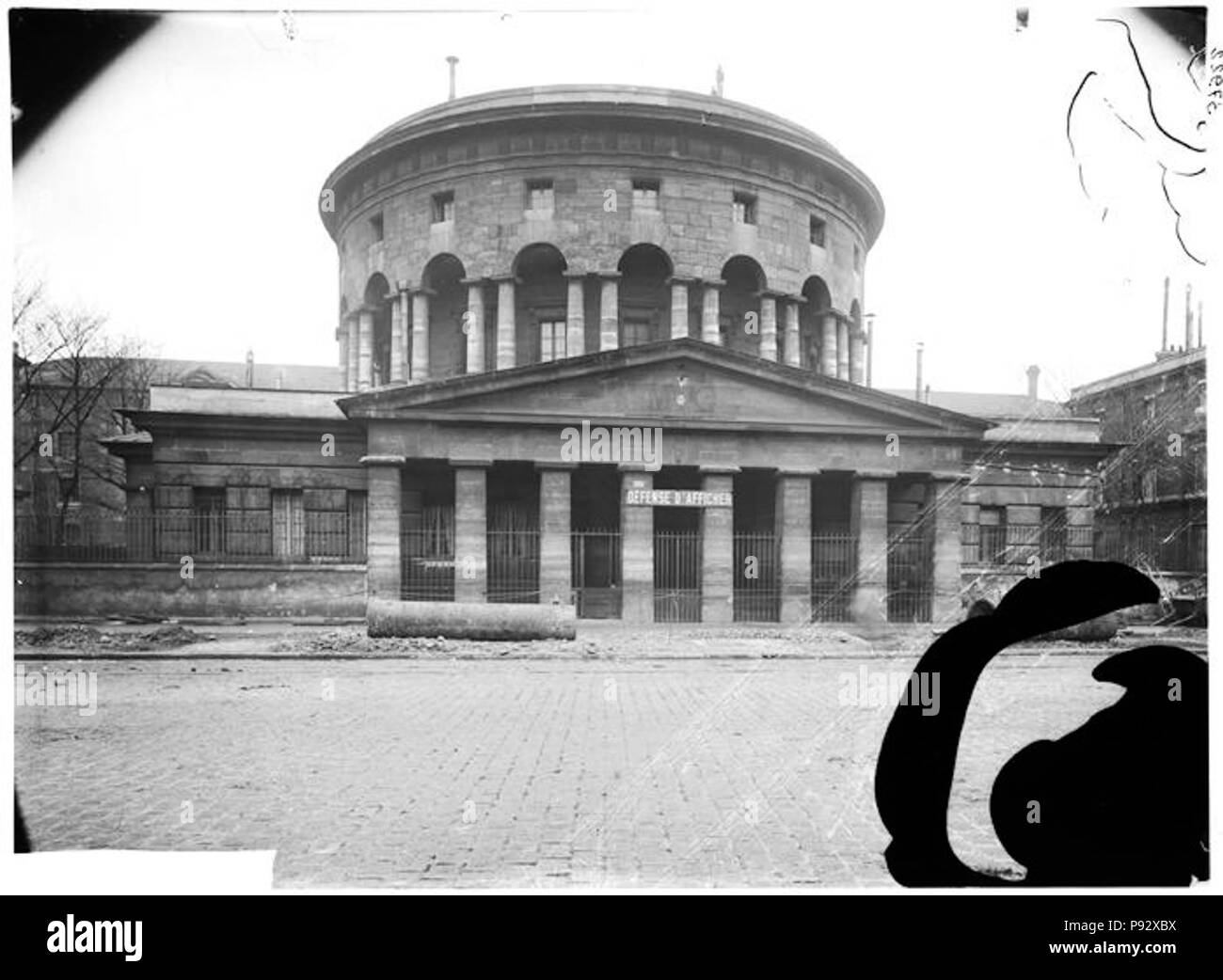 483 Rotonde de la Villette - Vue générale - Paris 19 - Médiathèque de l'architecture et du patrimoine - APMH 00037922 Stockfoto