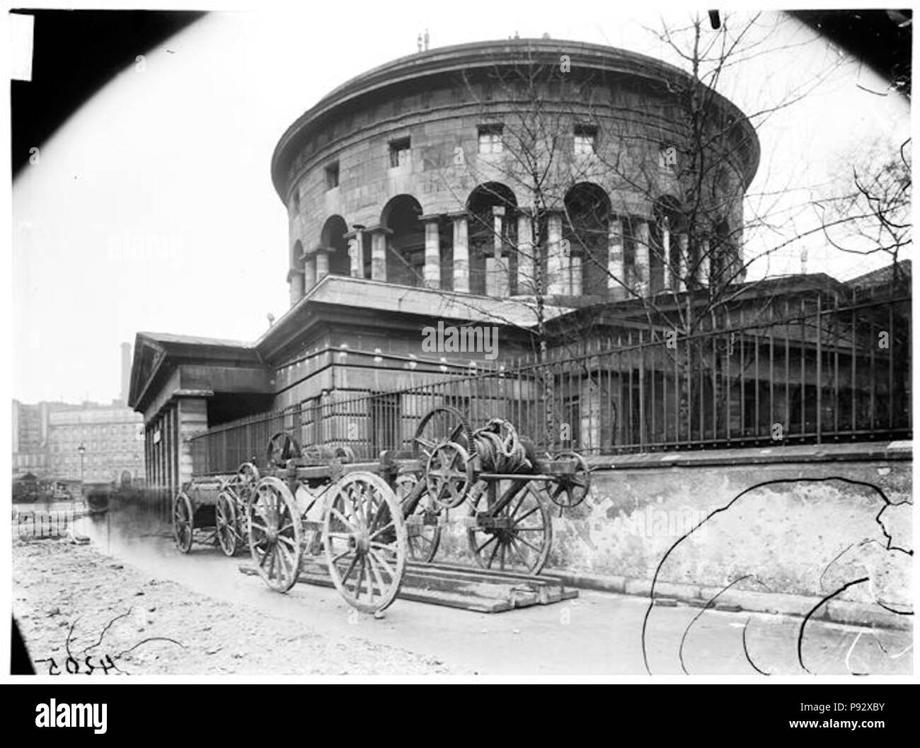 483 Rotonde de la Villette - Vue générale - Paris 19 - Médiathèque de l'architecture et du patrimoine - APMH 00037921 Stockfoto