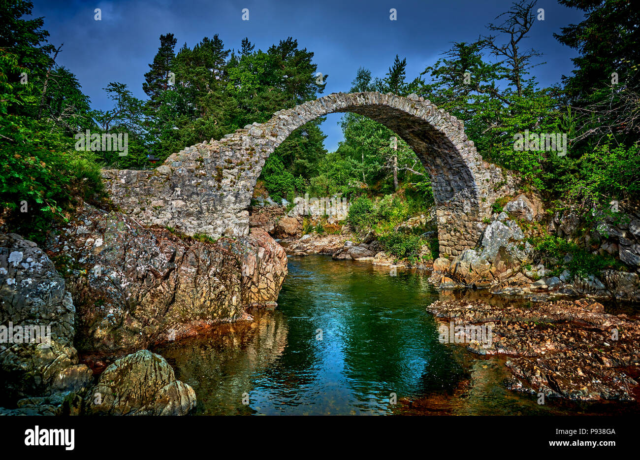 In Carrbridge (SC18) Stockfoto