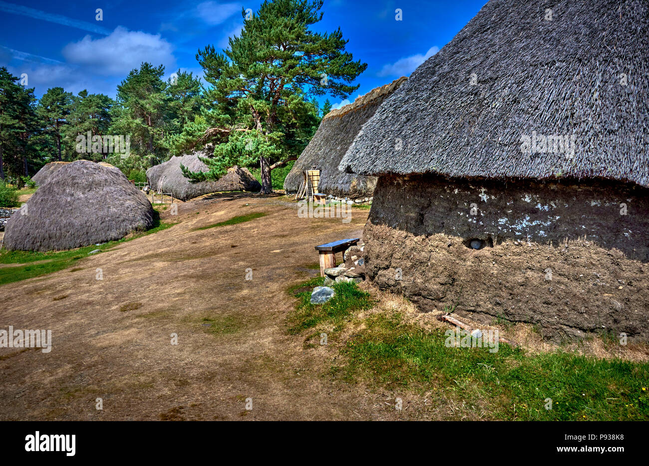 Das Highland Folk Museum (SC18) Stockfoto