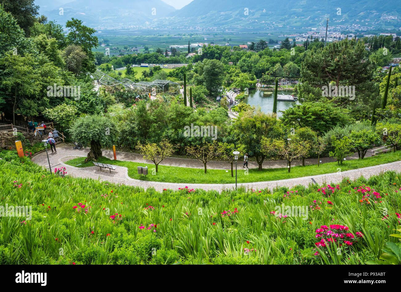 Die Garten Von Schloss Trauttmansdorff Meran Merano Sudtirol