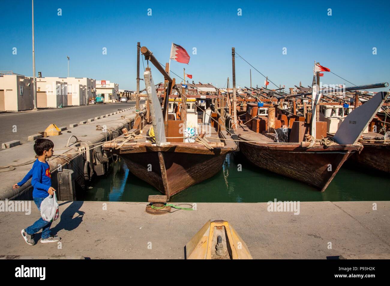 Königreich von Bahrain, Persischer Golf, NAHER OSTEN Stockfoto
