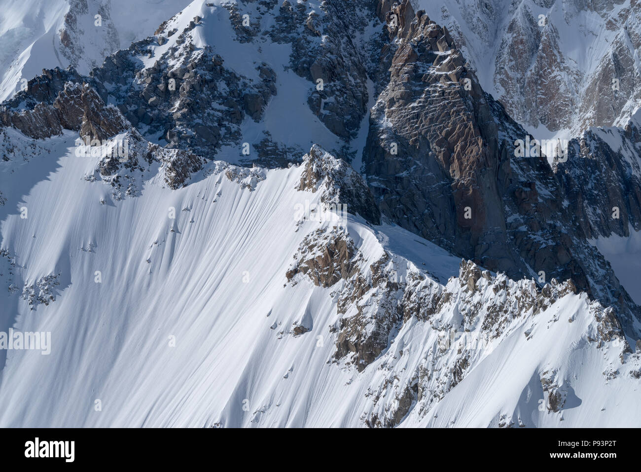 Berglandschaft, Graian Alps, Mont Blanc, Aostatal, Italien Stockfoto
