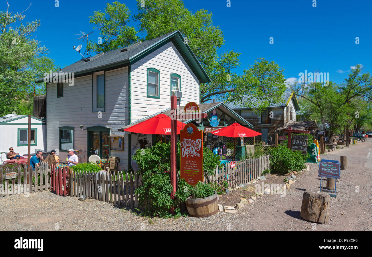 New York, Madrid, Türkis Trail, National Scenic Byway, State Highway 14 (Hauptstraße), Bed&Breakfast, Coffee House Stockfoto