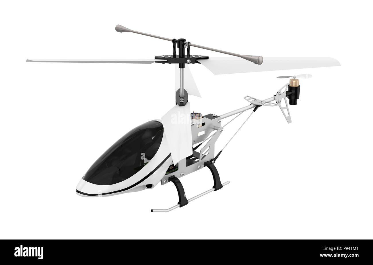 Radio Controlled Helicopter isoliert Stockfoto