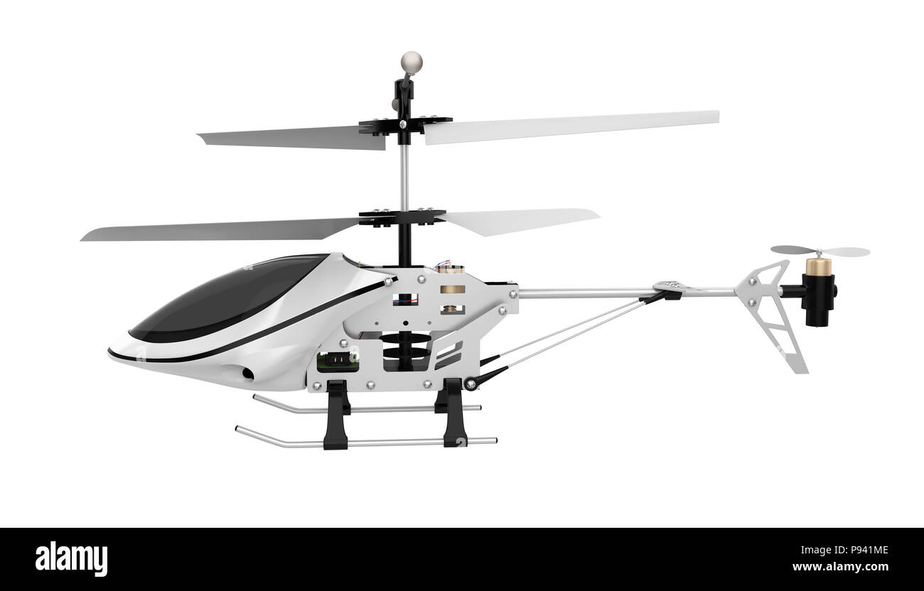 Radio Controlled Helicopter isoliert Stockfoto