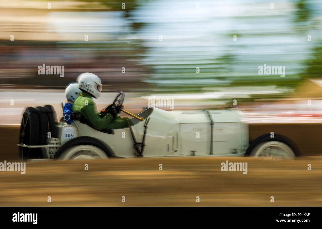 Goodwood, West Sussex, UK, 14. Juli 2018. Szenen aus dem Goodwood Festival der Geschwindigkeit. © Tony Watson/Alamy leben Nachrichten Stockfoto