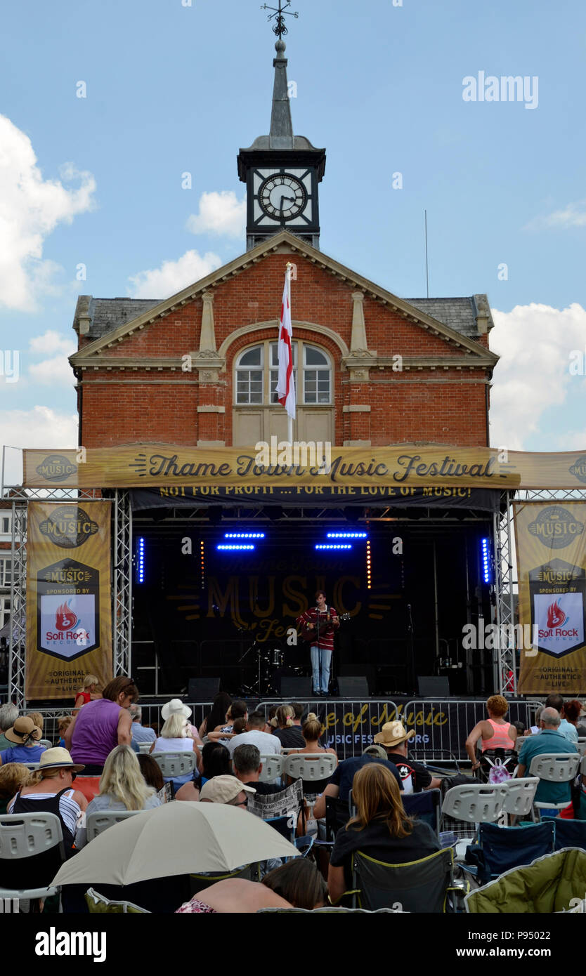 John Buckley bei Thame Stadt Musik Festival Credit: Susie Kearley/Alamy leben Nachrichten Stockfoto