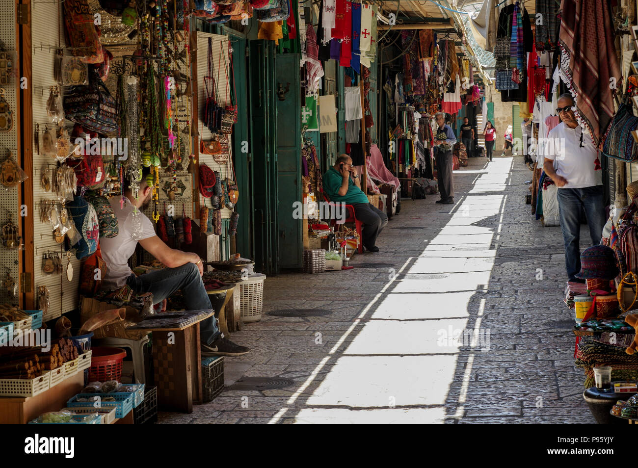 Old City Market (Arabischen Souq) in Jerusalem, Israel Stockfoto