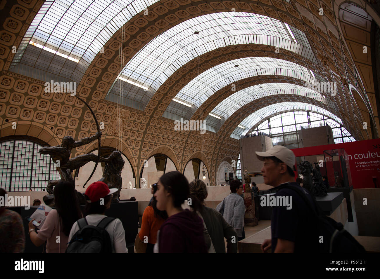 Musee D'Orsay Museum Innenraum - Paris, Frankreich Stockfoto