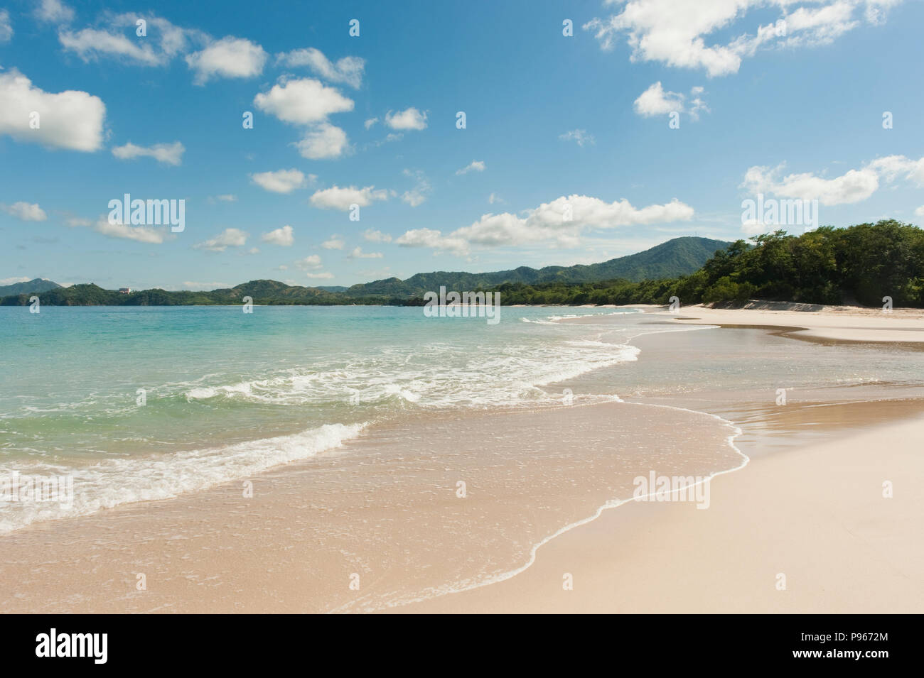 Richtung Osten Blick auf Playa Conchal in Guanacaste, Costa Rica Stockfoto