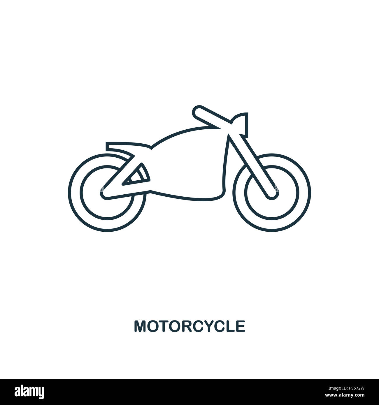 Motorrad icon -Fotos und -Bildmaterial in hoher Auflösung – Alamy