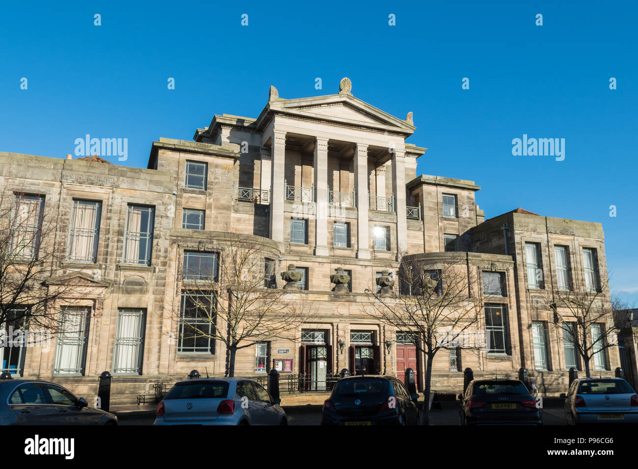 Jüngere Hall, Graduierung und Konzertsaal Universität St. Andrews, St Andrews, Schottland, UK Stockfoto