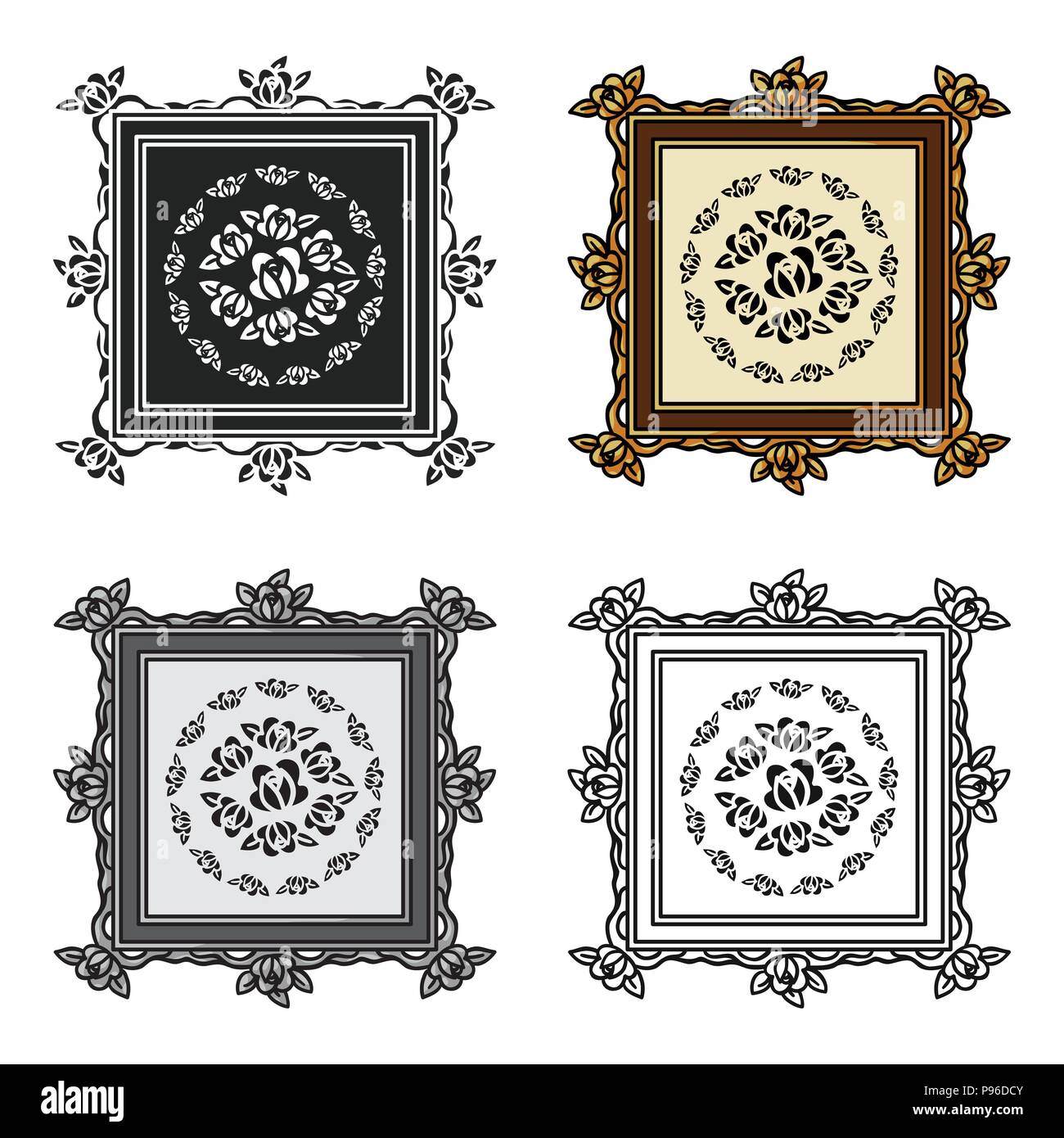 Symbol "Bild im Comic-stil auf weißem Hintergrund. Museum symbol Vektor Illustration. Stock Vektor