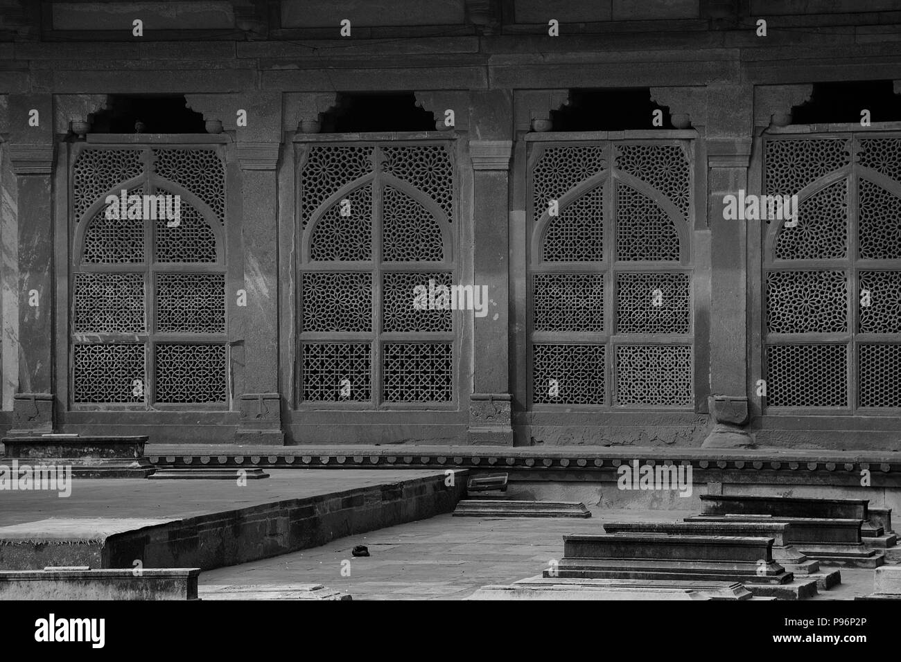 JAMA Masjid (Moschee) Komplex, Fatehpur Sikri, Uttar Pradesh, Indien Stockfoto