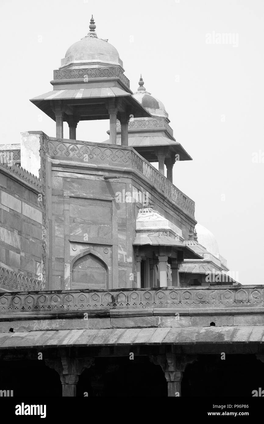 Die jodha Bai Palace, Fatehpur Sikri, Uttar Pradesh, Indien Stockfoto