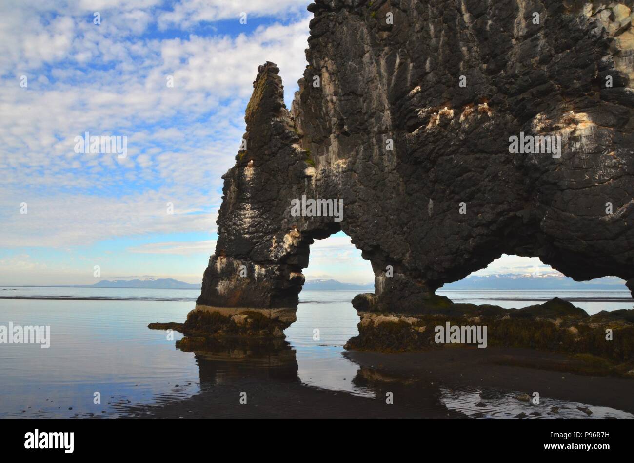 Island Natur Stockfoto