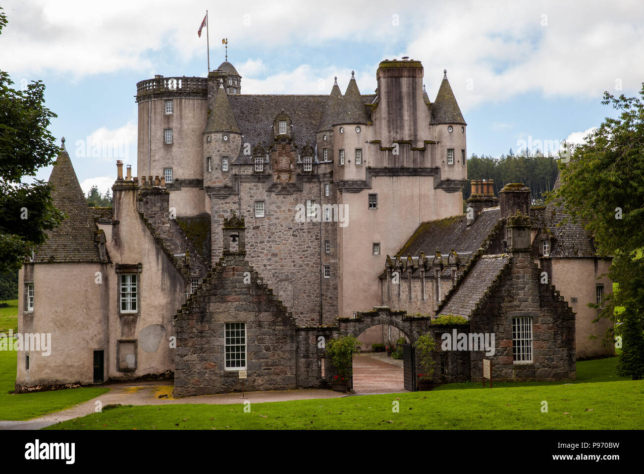 Castle Fraser Stockfoto