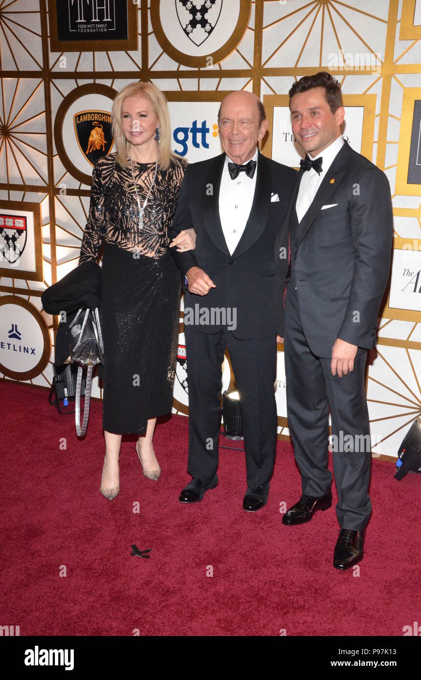 Harvard Business School Leadership Gala Mit: Senator Wilbur Ross, Hilary Geary, Guest Wo: Washington D.C., District of Columbia, United States Wann: 13 Jun 2018 Credit: WENN.com Stockfoto