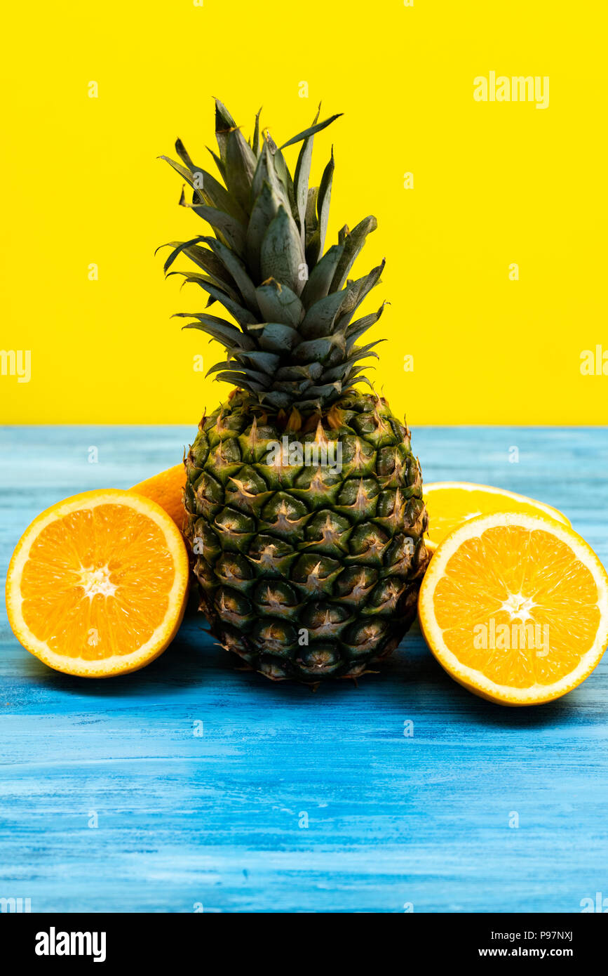 Ananas gesunde Ernährung lifestyle Stockfoto