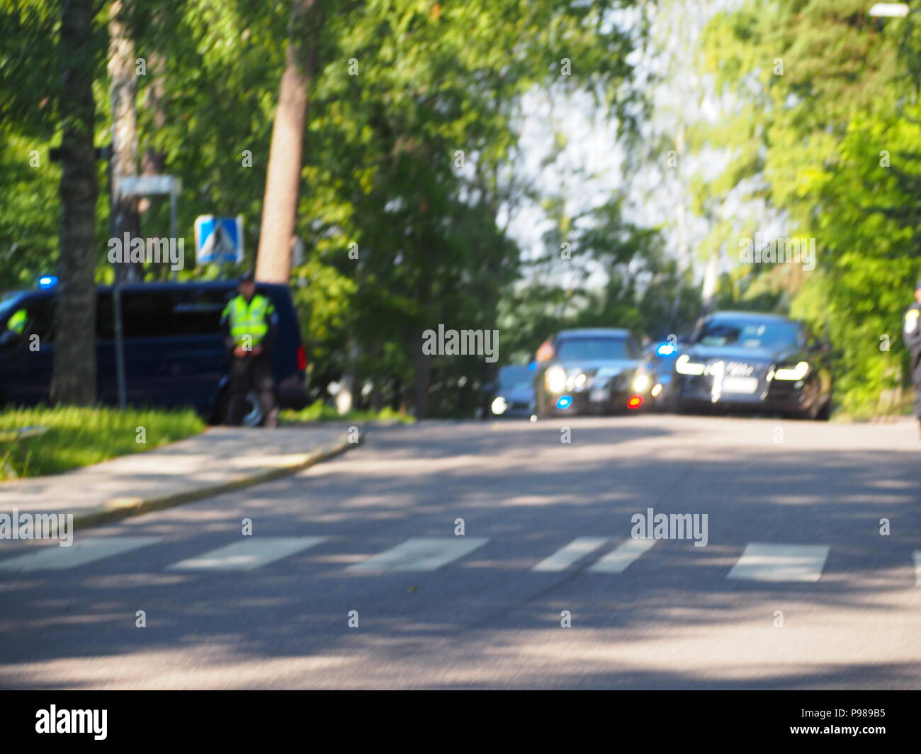 Helsinki, Finnland. 16. Juli 2018. Präsident Donald Trump in Helsinki, Finnland, 16. Juli 2018 Credit: Anne-marie van Woerden/Alamy leben Nachrichten Stockfoto