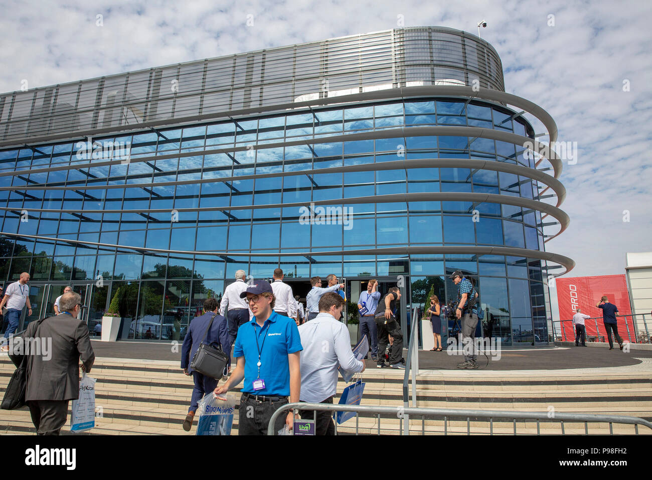 Farnborough Airshow 2018 Handel Tag Stockfoto