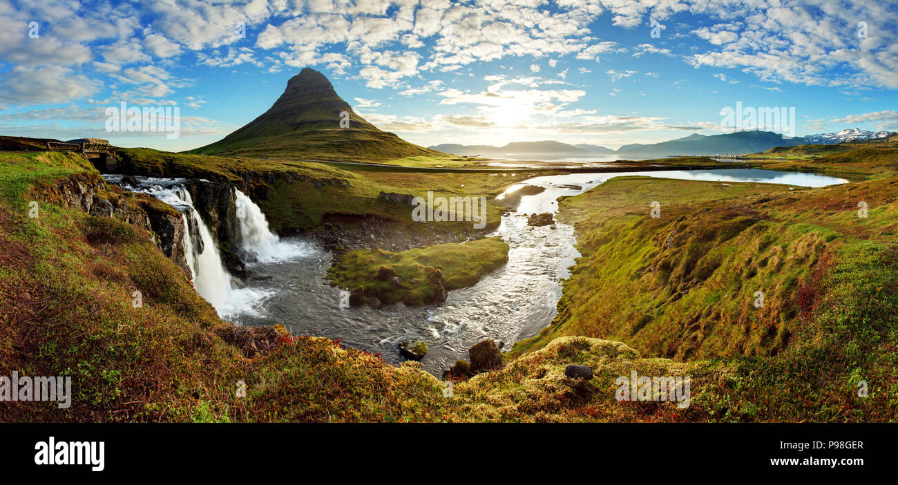 Island-Landschaft Stockfoto
