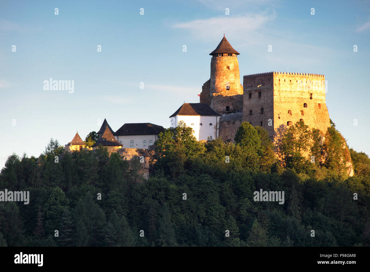 Die Slowakei schloss, Stara Lubovna Stockfoto