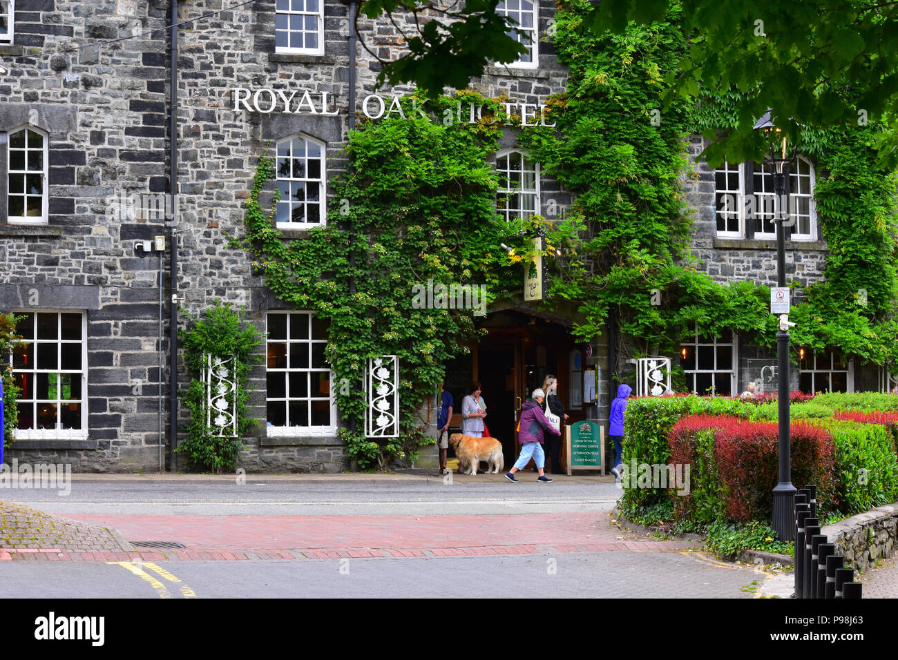 Royal Oak Hotel, Betws-y-Coed, Wales, Großbritannien Stockfoto