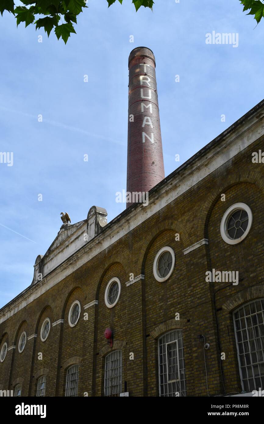 Brick Lane im Londoner East End Stockfoto