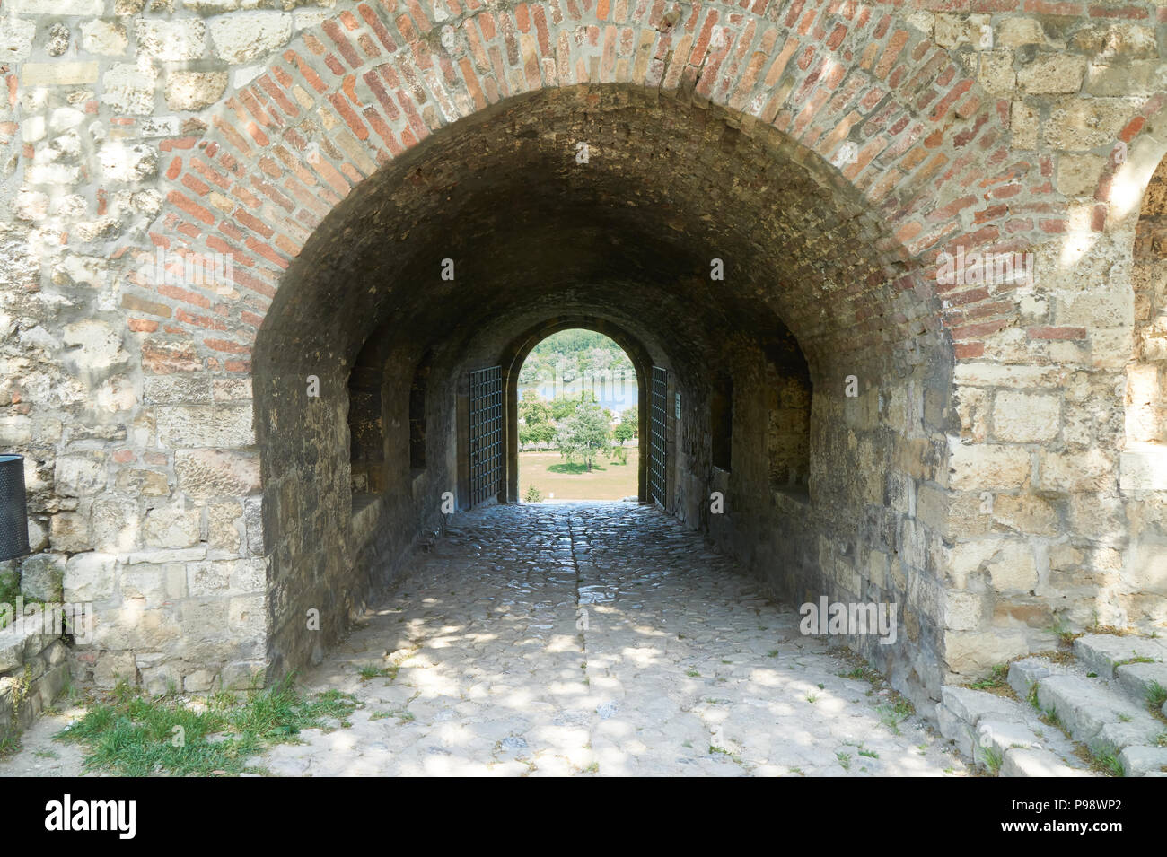 Stein Tore in der Belgrader Festung in Serbien Stockfoto