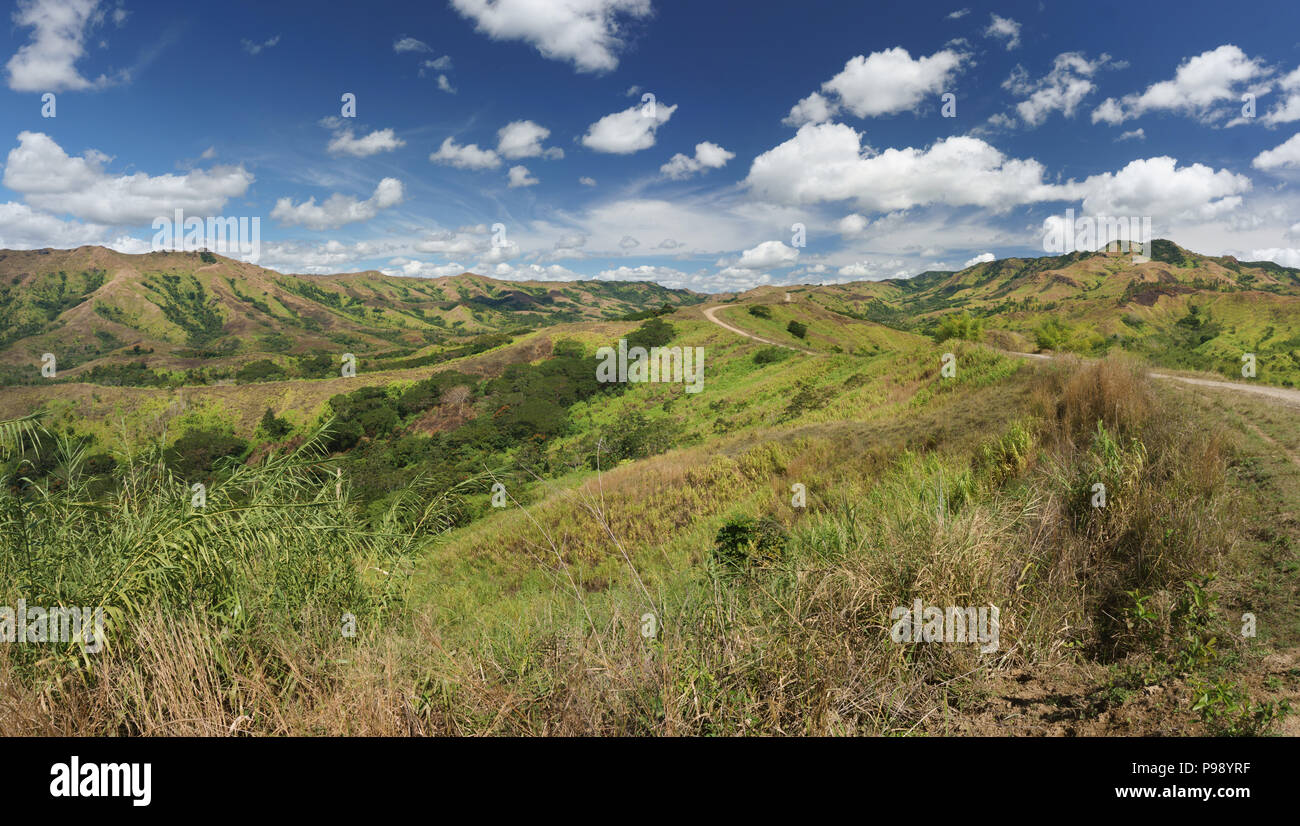 Landschaft von remote Nausori Highlands, zentrale Viti Levu, Fidschi Stockfoto