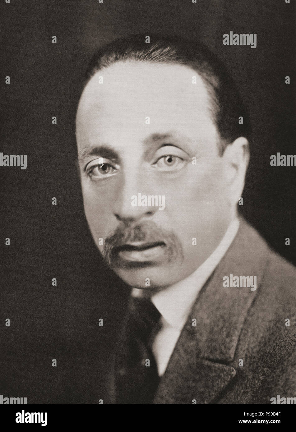 René Karl Wilhelm Johann Josef Maria Rilke, 1875-1926, aka Rainer Maria Rilke. Bohemian-Austrian Dichter und Schriftsteller. Nach einer zeitgenössischen Print. Stockfoto