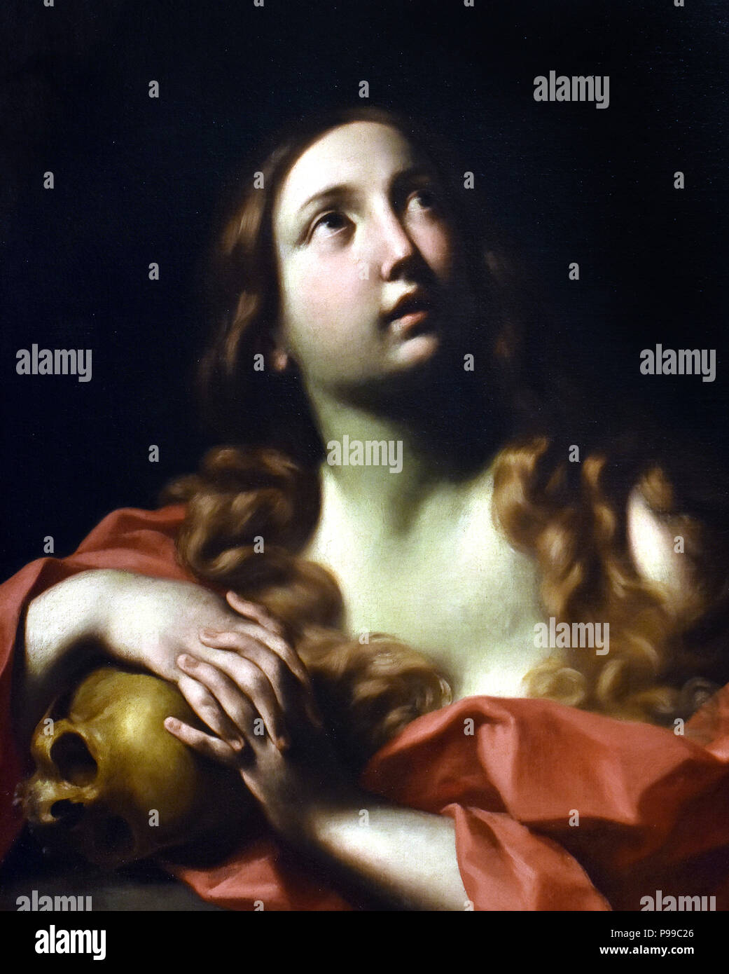 Santa Maria Maddalena - St. Maria Magdalena von Carlo Cignani 1628-1719, Italien, Italienisch, Stockfoto