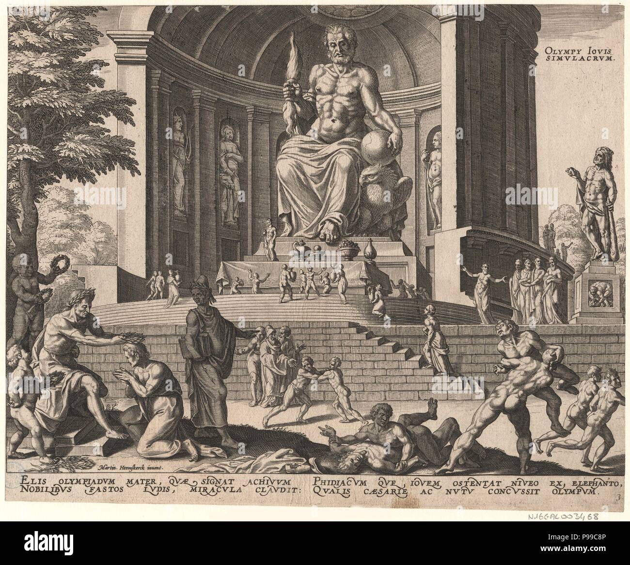 Statue of zeus of the phidias Fotos und Bildmaterial in hoher Auflösung Alamy