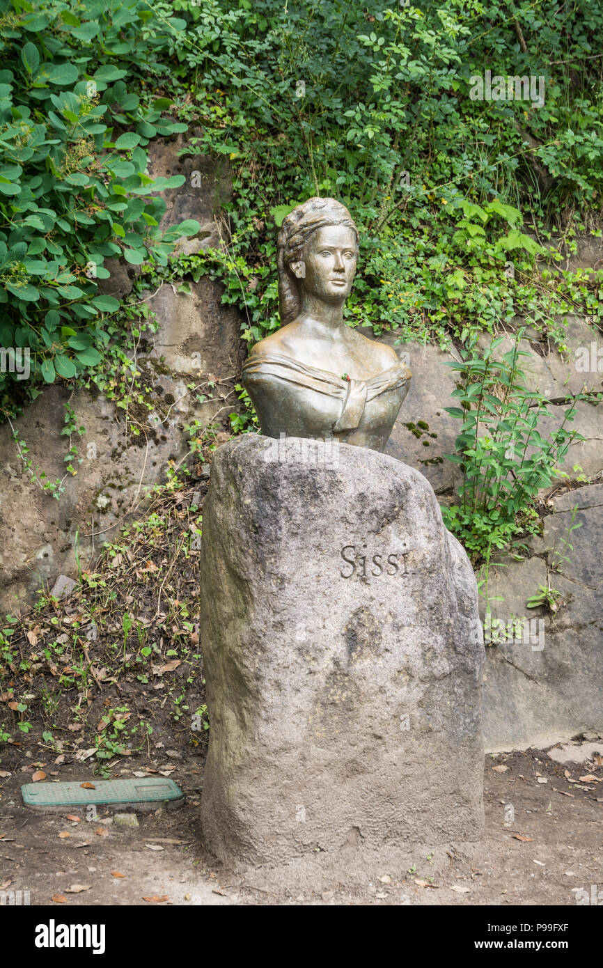Garten Schloss Trauttmansdorff in Meran (Merano), Italien 27. Juni