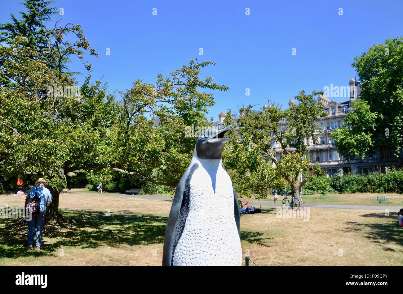 Pinguin der Frieze London Regent Park 2018 UK Stockfoto