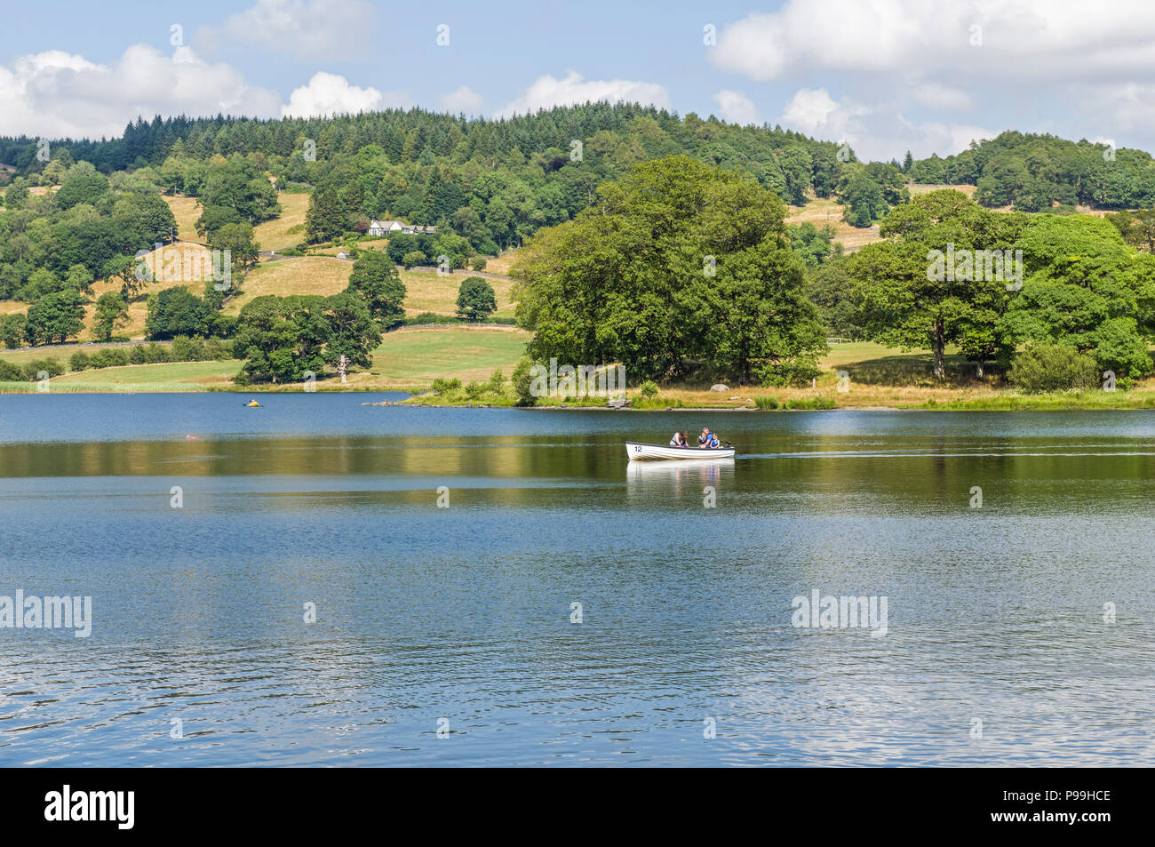 Esthwaite Water in der Lake District National Park, Cumbria Stockfoto