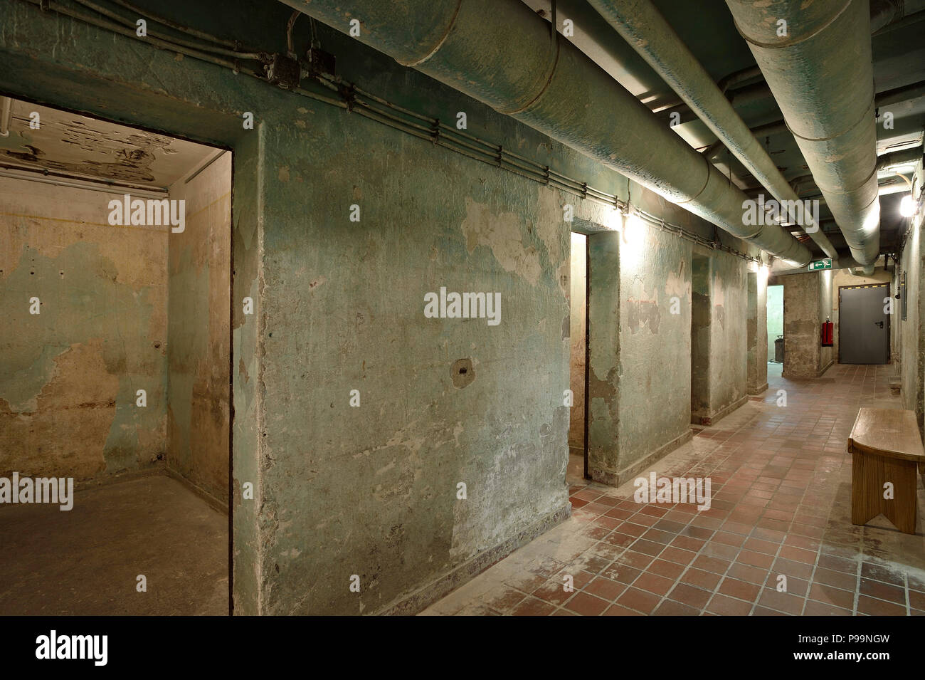 Deutschland, Nordrhein-Westfalen Bunkermuseum Oberhausen Stockfoto