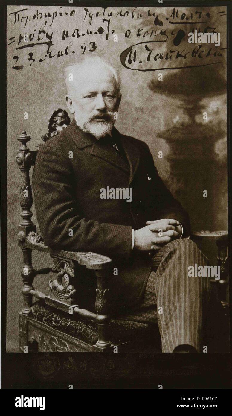 Pyotr ilyich tchaikovsky Fotos und Bildmaterial in hoher Auflösung